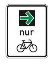 Gruenpfeil-Radfahrer