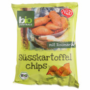 Biozentrale Süsskartoffelnchips mit Rosmarin frisch 75g