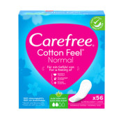 Carefree Slipeinlagen Cotton Normal Aloe Vera 56 Stück