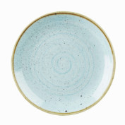 Teller flach coup ´Stonecast´ in duck egg blue, Ø 26 cm