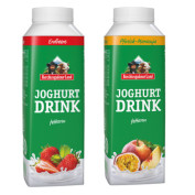 Berchtesgadener Land Joghurt Drink Erdbeere und Multifrucht frisch 400g