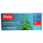 Pely Gefrierbeutel Schnellverschluss 1 L 20St