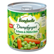 Erbsen mit Möhrchen dampfgegart 425ml