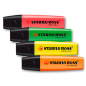 Textmarker STABILO BOSS ORIGINAL Pastel Hauch von Minzgrün, rosiges Rouge, Schimmer von Lila, zartes