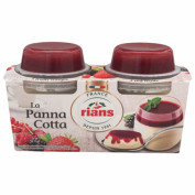 Rians Panna Cota mit Roten Früchten frisch 2x120g