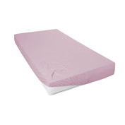 Vario Spannbetttuch 90/100 x 200 cm mauve