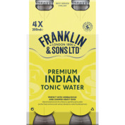 Franklin Premium Indian Tonic Water 4er x 6 x 0,2L