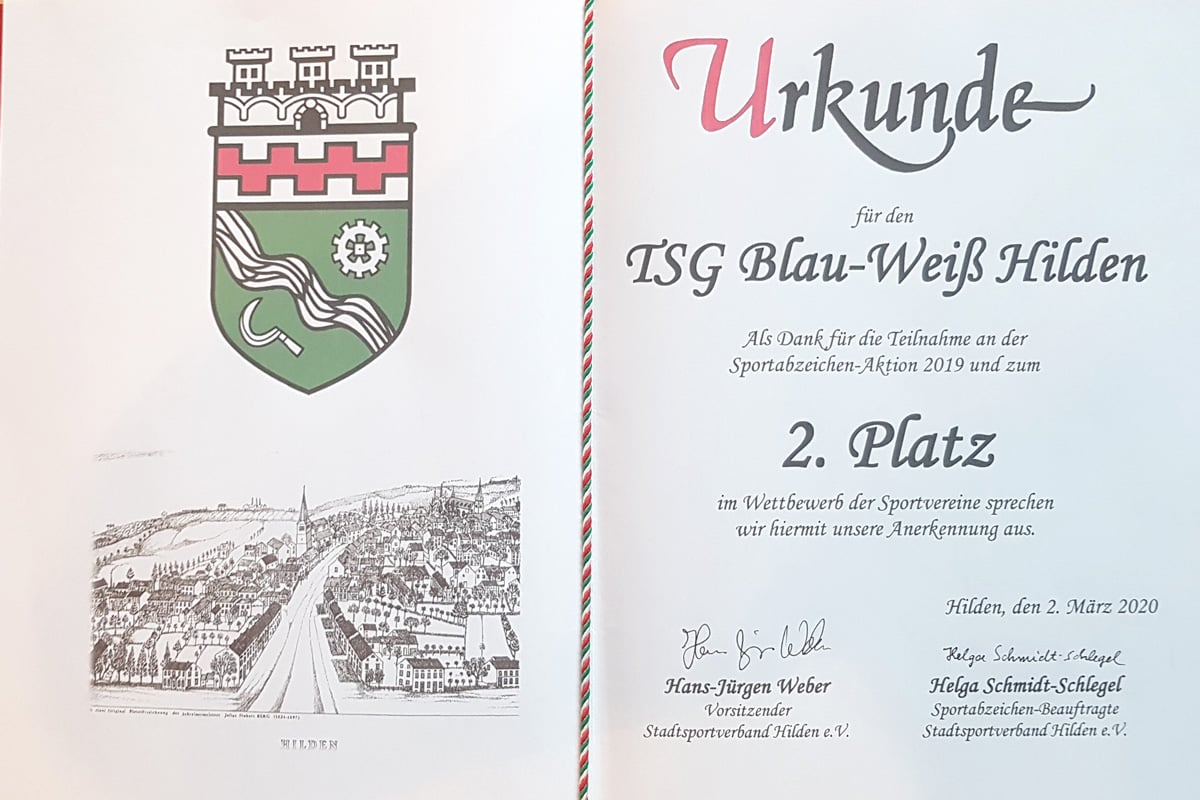 Urkunde-Sportabzeichen-Aktion-2019-TSG-Hilden